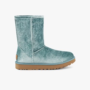 Ugg Classic Short II Velvet Stövlar Dam Vita/Gröna (014728JEC)